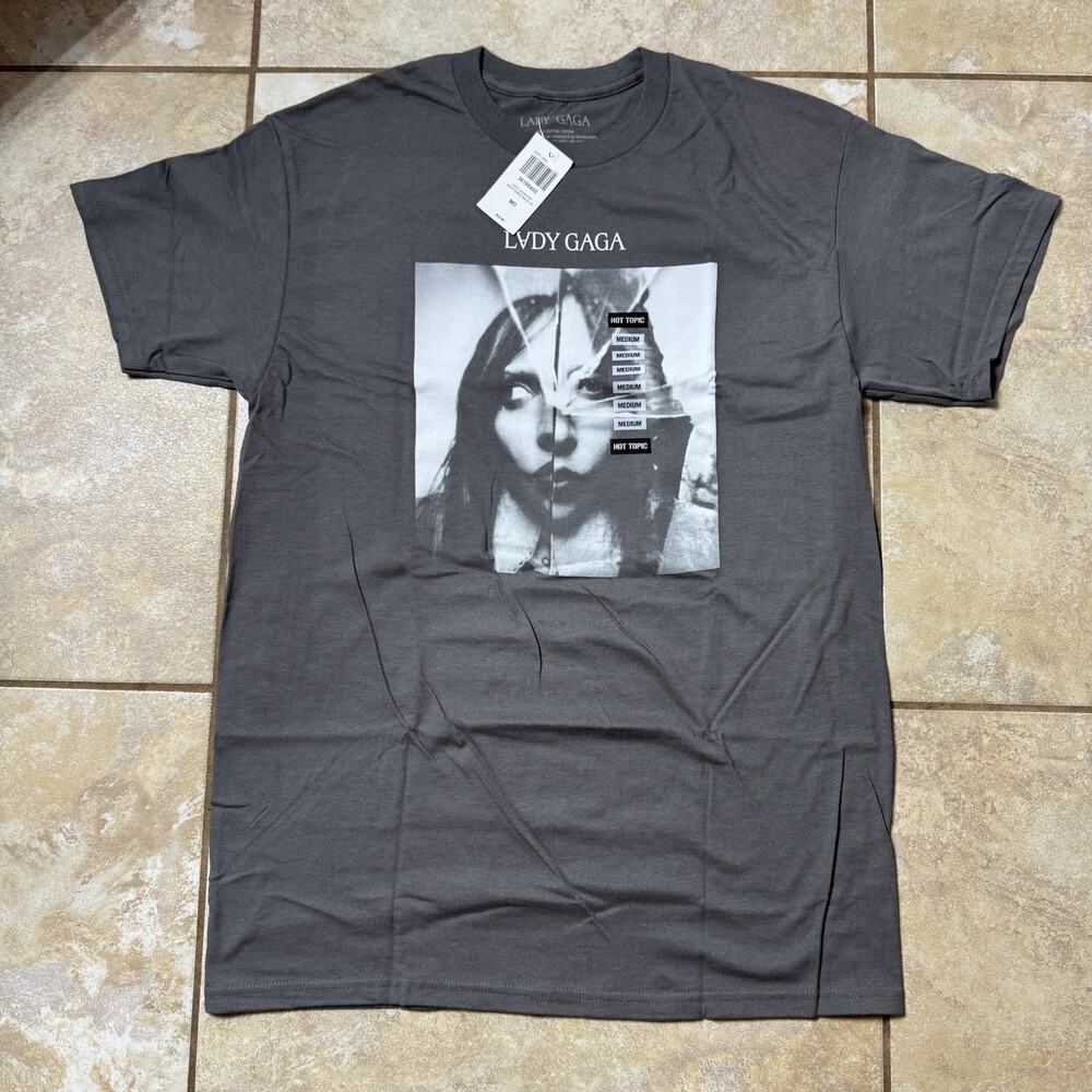 Lady Gaga Split Portrait T-Shirt Size MEDIUM New With Tags